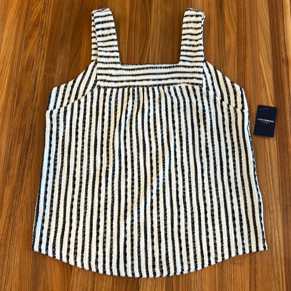 NWT!! Lucky Brand Striped Tank Top Size Small